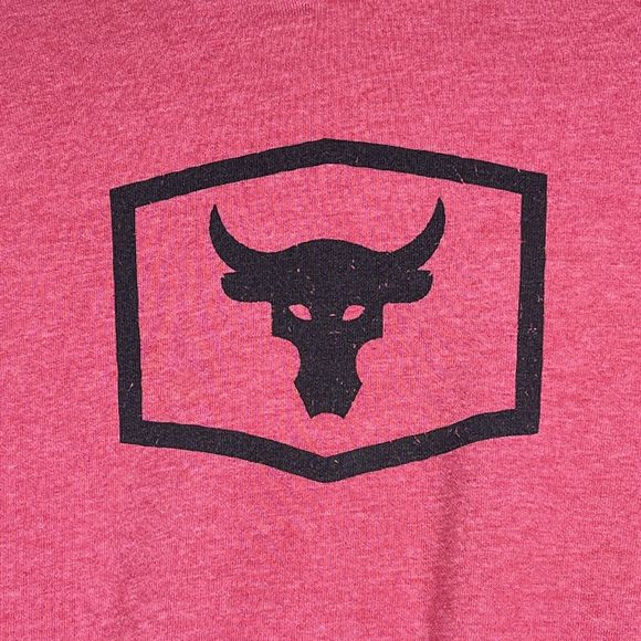 Under Armour Pullover Hoodie Boy Youth L Red Project Rock Blood Sweat Respect - Picture 3 of 13